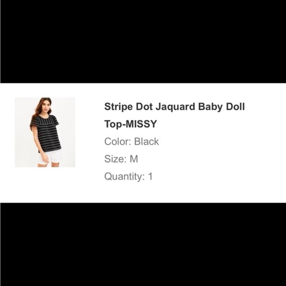 Striped Dot Top - Picture 2 of 6